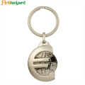 Custom Metal Token Trolley Coin Holder Keychain